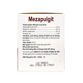 Thuốc bột uống Mezapulgit Hataphar điều trị viêm loét dạ dày tá tràng