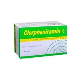 Thuốc Clorpheniramin 4 DHG điều trị viêm mũi dị ứng, chảy nước mũi