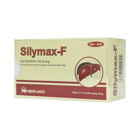 Thuốc Silymax F 140mg trị viêm gan, suy gan, gan nhiễm mỡ (60 viên)