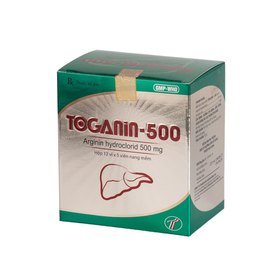 Thuốc Toganin-500 điều trị rối loạn chức năng gan (12 vỉ x 5 viên)