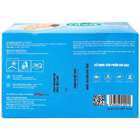 Khăn cotton Niva Baby hỗ trợ chăm sóc trẻ an toàn và tiện lợi (100 miếng)