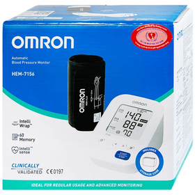 Máy đo huyết áp bắp tay tự động Omron HEM-7156
