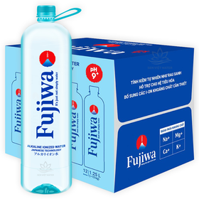 Nước uống i-on kiềm Fujiwa 1.25 lít (Thùng 12 chai)