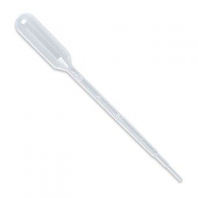 Pipet nhựa 3ml sử dụng để truyền một lượng nhỏ mẫu chất lỏng