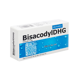Thuốc Bisacodyl DHG điều trị táo bón, thải sạch ruột