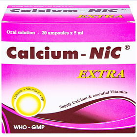Thuốc Calcium NIC Extra bổ sung canxi và vitamin