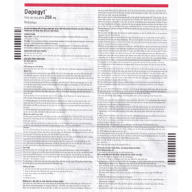 Thuốc Dopegyt 250mg Egis Pharma điều trị tăng huyết áp