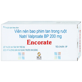 Thuốc Encorate hỗ trợ điều trị động kinh (Hộp 100 viên)
