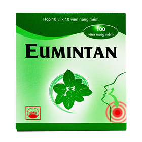 Thuốc Eumintan trị ho, đau họng, sổ mũi, cảm cúm, long đàm