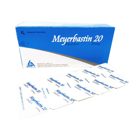 Thuốc Meyerbastin 20 điều trị viêm mũi dị ứng, nổi mày đay (10 vỉ x 10 viên)