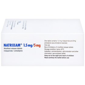 Thuốc Natrixam 1.5mg/5mg điều trị tăng huyết áp (30 viên)