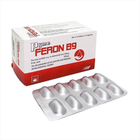 Thuốc Pyme Feron B9 dự phòng thiếu sắt, acid folic cho phụ nữ có thai
