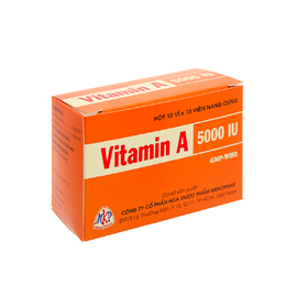 Thuốc Vitamin A 5000 IU Mekophar điều trị thiếu Vitamin A