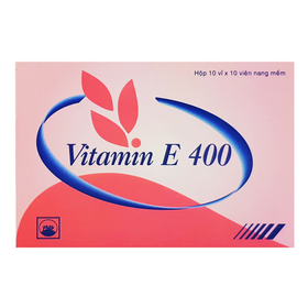 Thuốc Vitamin E 400 Pymerphaco hỗ trợ điều trị thiếu Vitamin E
