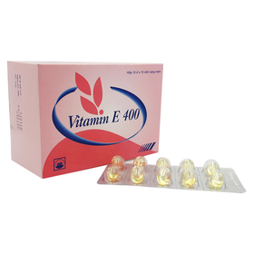 Thuốc Vitamin E 400 Pymerphaco hỗ trợ điều trị thiếu Vitamin E