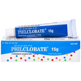 Thuốc bôi ngoài da PhilClobate điều trị viêm da, chàm, chàm dị ứng (15g)