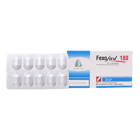 Thuốc FexoBoston 180 điều trị mày đay vô căn (3 vỉ x 10 viên)