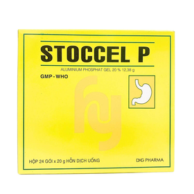 Hỗn dịch uống Stoccel P DHG điều trị viêm dạ dày cấp và mãn tính (24 gói x 20g)