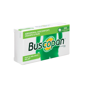 Thuốc Buscopan Boehringer giảm co thắt cơ trơn đường sinh dục, tiết niệu, đường tiêu hóa (5 vỉ x 20 viên)