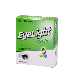 Thuốc nhỏ mắt Eyelight Cool DHG làm mát, giữ ẩm mắt, ngắn ngừa cận thị tiến triển (10ml)