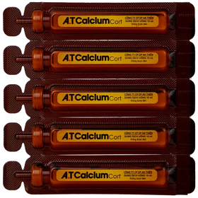 A.T Calcium cort  An Thiên - Hỗ trợ bổ sung vitamin và khoáng chất cho cơ thể (30 ống x 10ml)