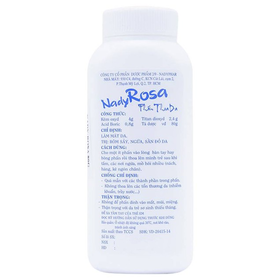 Phấn thoa da Nady Rosa làm mát da, trị rôm sảy, ngứa, sần đỏ da (80g)