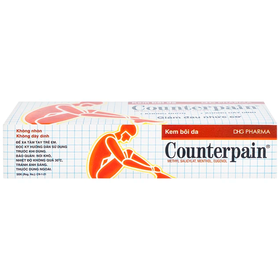 Kem bôi da Counterpain hỗ trợ giảm đau cơ, đau do bệnh thấp khớp, bong gân (Hộp 30g)