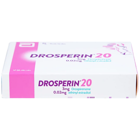 Thuốc tránh thai hằng ngày Drosperin 20 Abbott (1 vỉ x 28 viên)