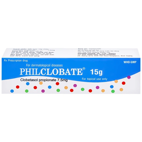 Thuốc bôi ngoài da PhilClobate điều trị viêm da, chàm, chàm dị ứng (15g)