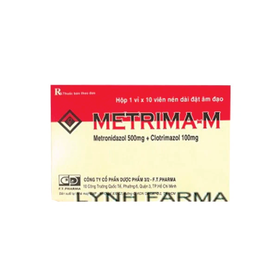 Viên đặt âm đạo Metrima Dược 3-2 điều trị nấm candida (1 vỉ x 1 viên)