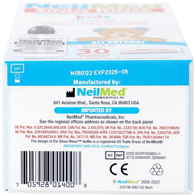 Bộ vệ sinh mũi NeilMed Sinus Rinse Kids vệ sinh mũi xoang cho trẻ (1 bình + 30 gói)