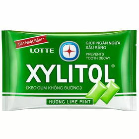 Kẹo gum không đường Lotte Xylitol vỉ 11.6g