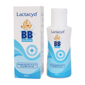 Sữa tắm trị rôm sảy cho trẻ em Lactacyd BB (Chai 60ml)