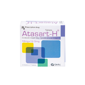 Thuốc Atasart-H 16mg/12.5mg Getz điều trị tăng huyết áp (4 vỉ x 7 viên)