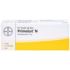 Thuốc Primolut N Điều Trị Xuất Huyết Do Rối Loạn Chức Năng (Hộp 2 Vỉ X 15 Viên)