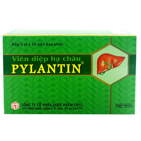 Thuốc Pylantin tăng cường chức năng gan, bảo vệ tế bào gan (5 vỉ x 10 viên)
