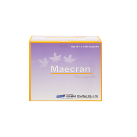 Thuốc Maecran chống lão hóa, cung cấp vitamin (12 vỉ x 5 viên)