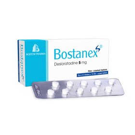 Thuốc Bostanex Boston giảm viêm mũi dị ứng, hắt hơi, sổ mũi, ngứa mũi (3 vỉ x 10 viên)