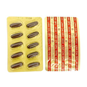 Thuốc Linh Chi OPC tăng cường chức năng gan, điều hòa huyết áp (2 vỉ x 10 viên)