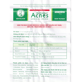 Kem trị mụn Acnes Medical Cream điều trị mụn sưng đỏ, đau (18g)