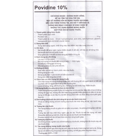 Dung dịch sát khuẩn Povidine 10% Pharmedic ngăn ngừa nhiễm khuẩn ở vết cắt, vết trầy (500ml)