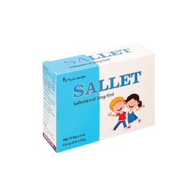 Dung dịch uống Sallet điều trị hen phế quản, viêm phế quản