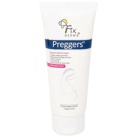 Lotion Fixderma Preggers Stretch Mark Cream dưỡng ẩm, giảm rạn da cho phụ nữ mang thai và sau khi sinh (60g)