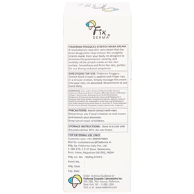 Lotion Fixderma Preggers Stretch Mark Cream dưỡng ẩm, giảm rạn da cho phụ nữ mang thai và sau khi sinh (60g)