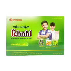 Thực phẩm bảo vệ sức khỏe Viên ngậm Ích Nhi Hỗ trợ làm giảm các triệu chứng ho khan, ho do cảm lạnh, ho có đờm, ho do dị ứng thời tiết, viêm họng, đau rất họng, khản tiếng