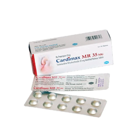 Thuốc Cardimax MR 35mg điều trị đau thắt ngực