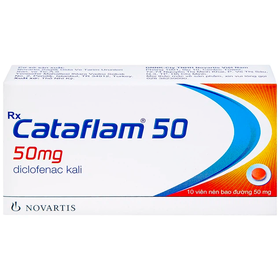Thuốc Cataflam 50 Novartis điều trị đau sau chấn thương, viêm và sưng do bong gân