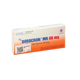 Thuốc Dorocron MR 60mg điều trị đái tháo đường type 2