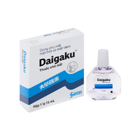 Thuốc nhỏ mắt Daigaku Santen điều trị mỏi mắt, sung huyết kết mạc