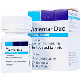 Thuốc Trajenta Duo 2.5mg/850mg điều trị đái tháo đường tuýp 2 (14 viên)